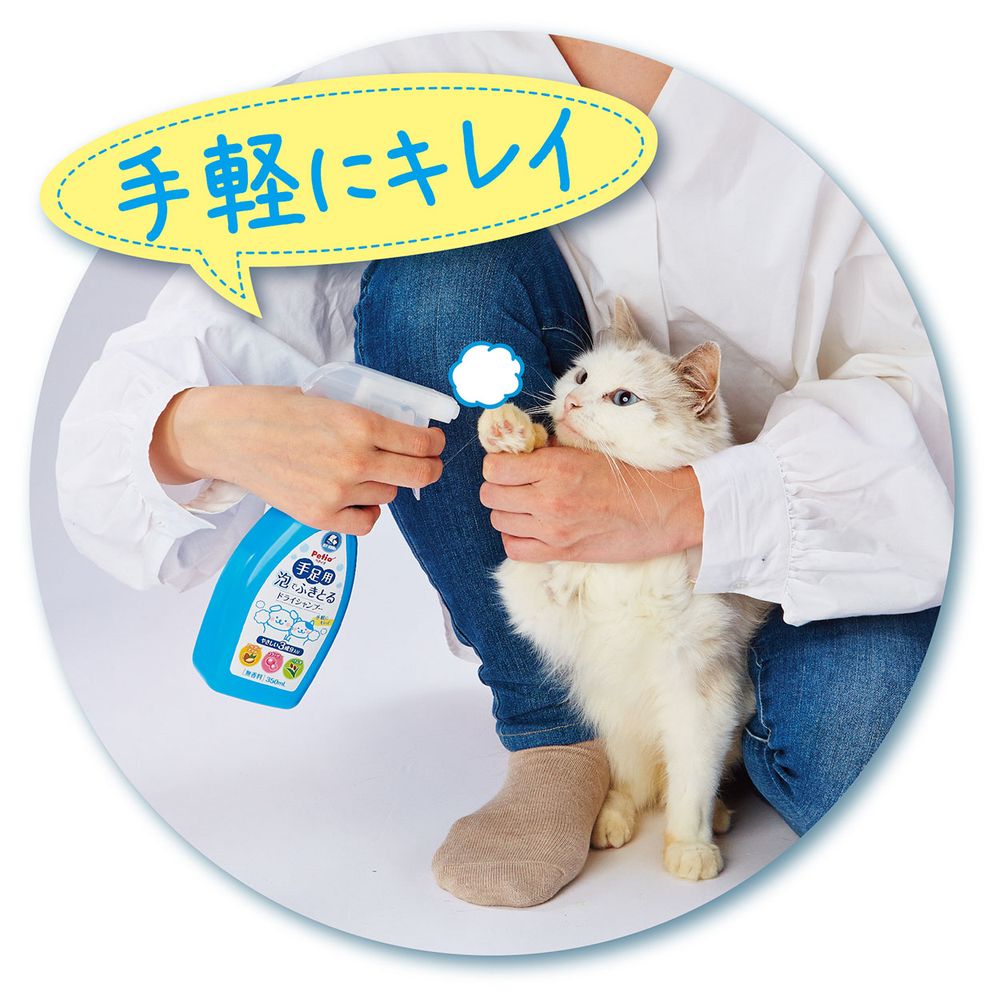 ペティオ 手足用 泡でふきとるドライシャンプー 350ml ペット用品 【北海道・沖縄...
