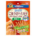 おいしいササミのごほうびで毎日ハミガキ！コラーゲン粒を噛むことで歯垢を除去。・ササミ生地に、噛むことで歯垢をかき取る　コラーゲン粒を配合。・ワンちゃんの歯周の健康維持をサポートする　グロビゲン配合。・ササミのおいしさがギュッとつまっているから　合成着色料、保存料不使用。・栄養豊富なほうれん草、にんじん入り。・歯磨き習慣を提案する《ホワイデント》シリーズです。・2ヶ月未満の幼犬には与えないでください。【原材料(成分)】鶏ササミ、小麦粉、牛皮、糖類、タピオカでん粉、植物油脂、卵黄粉末（グロビゲン）、ほうれん草、にんじん、加工でん粉、グリセリン、トレハロース、ソルビトール、増粘安定剤（キサンタンガム）、ミネラル類（ナトリウム）、酸化防止剤（ビタミンC、ビタミンE）、ポリリン酸ナトリウム、ピロリン酸ナトリウム、着色料（クチナシ、クロレラ、マリーゴールド）【保証成分】粗たん白質16.0％以上、粗脂肪0.1％以上、粗繊維2.0％以下、粗灰分4.5％以下、水分25.0％以下【エネルギー】320kcal/100g【給与方法】幼犬・超小型成犬(5kg以下)/1〜7本、小型成犬(5〜11kg)/7〜15本、中型成犬(11〜23kg)/15〜25本、大型成犬(23〜40kg)/25〜35本※目安給与量を参考に1日1〜数回に分け、おやつとして与えてください。【賞味／使用期限(未開封)】製造から12ヶ月【原産国または製造地】日本【お手入れ方法】お買い上げ後は直射日光・高温多湿の場所を避けて保存してください。開封後は冷蔵し、賞味期限に関わらず早めに与えてください。【その他備考】※天然原料を使用しているため、色にバラつきが生じたり、原料由来の黒い粒が混入する場合がありますが、品質には問題ありません。【分類】犬用スナック：ガム※商品パッケージのリニューアル等により商品画像とお届け商品のパッケージが異なる場合がございます。予めご了承お願い致します。