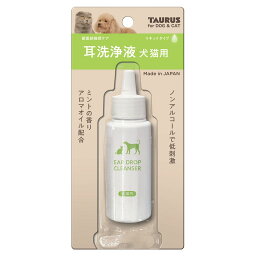 （まとめ買い）トーラス 耳洗浄液 犬猫用 60ml ペット用品 〔×3〕 【北海道・沖縄・離島配送不可】