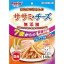 (まとめ買い)ペティオ おなかにうれしい 無添加 ササミとチーズ 7歳からの健康ケア 140g 犬用おやつ 〔×10〕 【北海道・沖縄・離島配送不可】