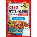 (まとめ買い)いなばペットフード CIAO すごい乳酸菌クランキー かつお節入り かつおミックス味 500g 猫用フード 〔×6〕 【北海道・沖縄・離島配送不可】