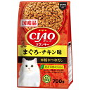 いなばペットフード CIAOクランキー まぐろ・チキン味 本格かつおだし 700g 猫用フード 【北海道・沖縄・離島配送不可】