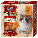 ユニ・チャーム 銀のスプーン 三ツ星グルメ お魚味クリーム まぐろ・鶏ささみ味 180g 猫用フード 【北海道・沖縄・離島配送不可】