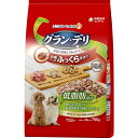 (まとめ買い)ユニ・チャーム グラン・デリ ふっくら仕立て 低脂肪 鶏ささみ・ビーフ・緑黄色野菜・小魚・角切りビーフ粒入り 750g 犬用フード 〔×9〕 【北海道・沖縄・離島配送不可】