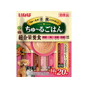 とろ〜り食べやすい液状ごはん！・愛犬に必要な栄養素をバランスよく配合した総合栄養食です。・関節・骨・お腹・皮膚の健康に配慮しました。・穀物アレルギーにも配慮しており、グレインフリーに仕上がっております。・ペースト状なのでそのままでもドライフードのトッピングなどにお使いいただけます。・食べきりやすい14g×20本・2種類の味が楽しめるバラエティパック。【給与方法】ドライフードと併用する場合は本製品4本につきドライフードを約15g減らしてください。本製品のみを与える場合は愛犬の体重に応じて下記表を目安に1日2回に分けてお与えください。3kg：17本/日、5kg：25本/日、8kg：35本/日、10kg：42本/日サイズ：パッケージサイズ：W200×H240×D30mm/重量315g素材：＜原材料＞［とりささみ＆ビーフ・緑黄色野菜］鶏肉(ささみ)、鶏脂、野菜(人参、かぼちゃ、いんげん)、牛肉、チキンエキス、酵母エキス、ガラクトオリゴ糖、コラーゲンペプチド、サメ軟骨抽出物(コンドロイチン硫酸含有)、ミルクカルシウム、酵母、殺菌乳酸菌、増粘安定剤(加工でん粉、増粘多糖類)、ミネラル類(Ca、Fe、Cu、Mn、Zn、I、K、P、Mg)、ビタミン類(A、D3、E、B1、B2、葉酸、コリン)、グルコサミン、紅麹色素、緑茶エキス［とりささみ＆ビーフ チキンミックス味］鶏肉(ささみ)、鶏脂、牛肉、チキンエキス、酵母エキス、ガラクトオリゴ糖、コラーゲンペプチド、サメ軟骨抽出物(コンドロイチン硫酸含有)、ミルクカルシウム、酵母、殺菌乳酸菌、増粘安定剤(加工でん粉、増粘多糖類)、ミネラル類(Ca、Fe、Cu、Mn、Zn、I、K、P、Mg)、ビタミン類(A、D3、E、B1、B2、葉酸、コリン)、グルコサミン、紅麹色素、緑茶エキス＜保証成分＞たんぱく質7.0％以上、脂質4.0％以上、粗繊維0.1％以下、灰分2.5％以下、水分86.0％以下＜エネルギー＞約13kcal/本内容量：14g×20本賞味期限：24ヶ月※商品パッケージのリニューアル等により商品画像とお届け商品のパッケージが異なる場合がございます。予めご了承お願い致します。