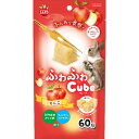 (まとめ買い)マルカン ふわふわキューブ りんご 60g ハムスター用フード 〔×10〕 【北海道・沖縄・離島配送不可】