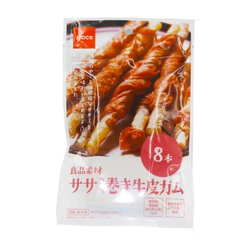 Ball Shape - （まとめ買い）イトウ&カンパニーリミテッド 良品素材 ササミ巻き牛皮ガム 8本 犬用おやつ 〔×12〕 【北海道・沖縄・離島配送不可】