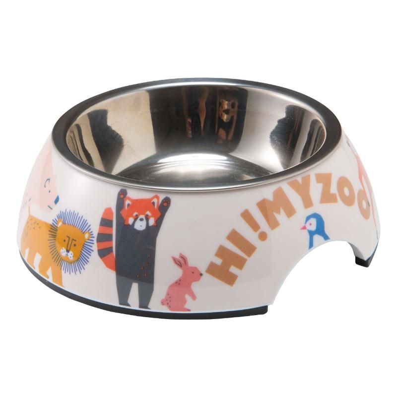 小泉ライフテックス HI！MY ZOO フードボウル S アイボリー 犬用 ペット用品 【北海道・沖縄・離島配送不可】