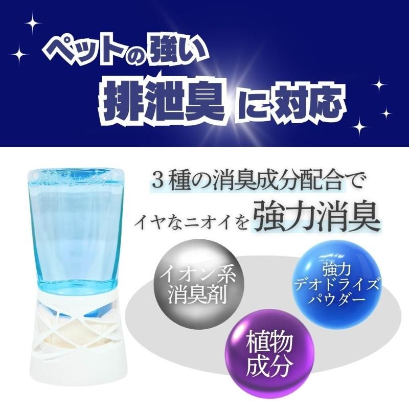 フジックスのアース・ペット パックリン 置き型タイプ アクアソープの香り 400ml 犬猫用 ペット用品 【北海道・沖縄・離島配送不可】｜アングル3