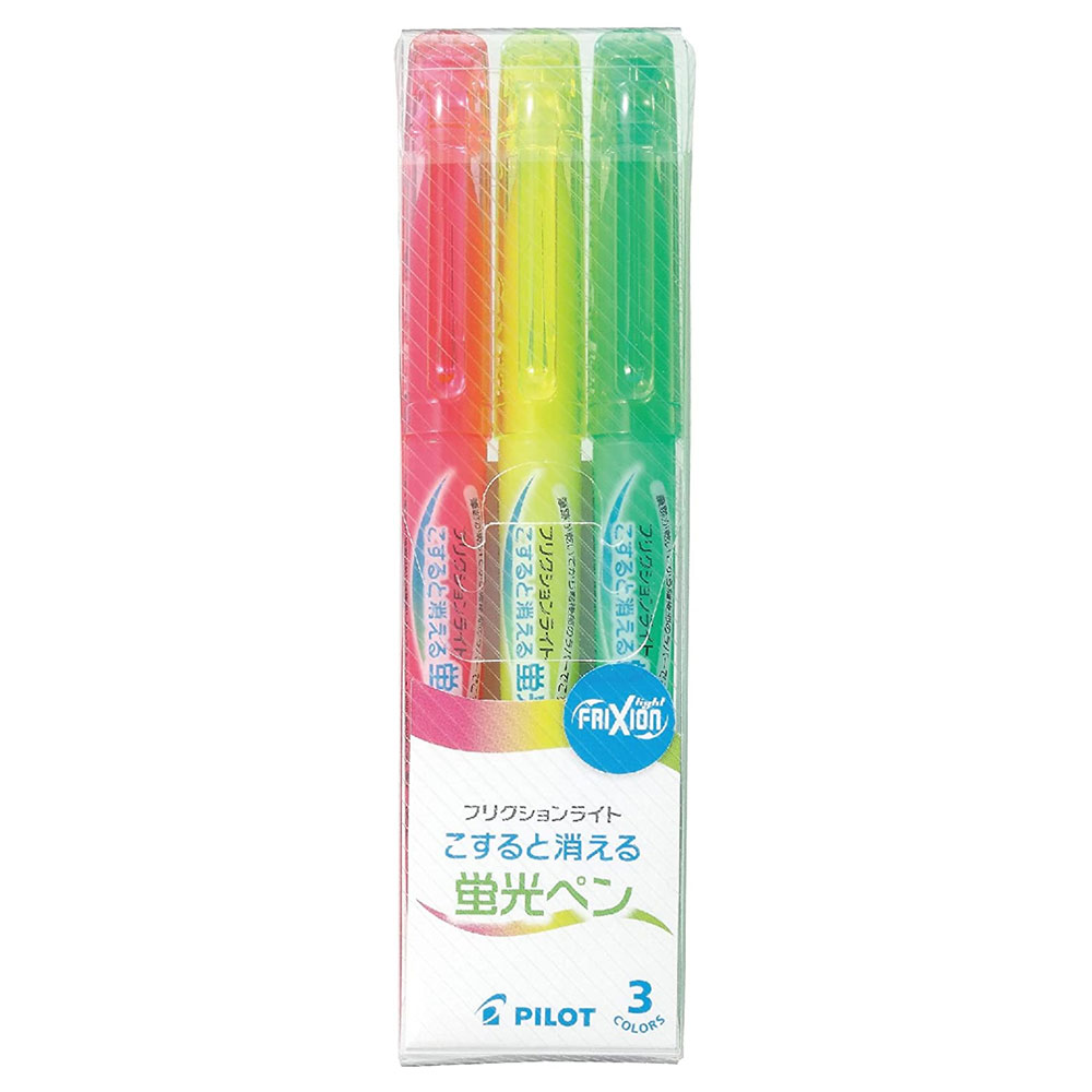 Writing Things - （まとめ買い）パイロット 消せる蛍光ペン フリクションライト 3色セット SFL-30SL-3C 〔×10〕 【北海道・沖縄・離島配送不可】