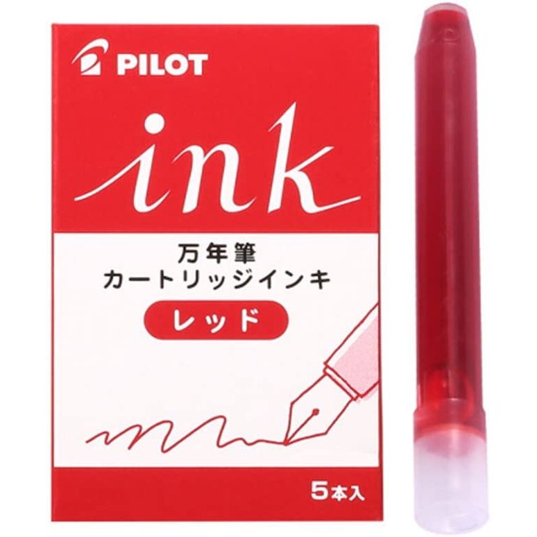 （まとめ買い）パイロット 万年筆・デスクペン用 カラーインキカートリッジ 5本入 ...