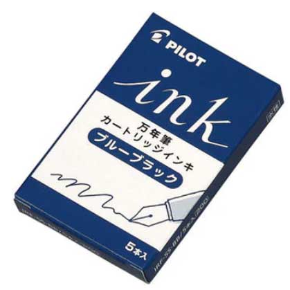 （まとめ買い）パイロット 万年筆・デスクペン用 カラーインキカートリッジ 5本入 ブルーブラック IRF-5S-BB 〔×10〕 【北海道・沖縄・離島配送不可】