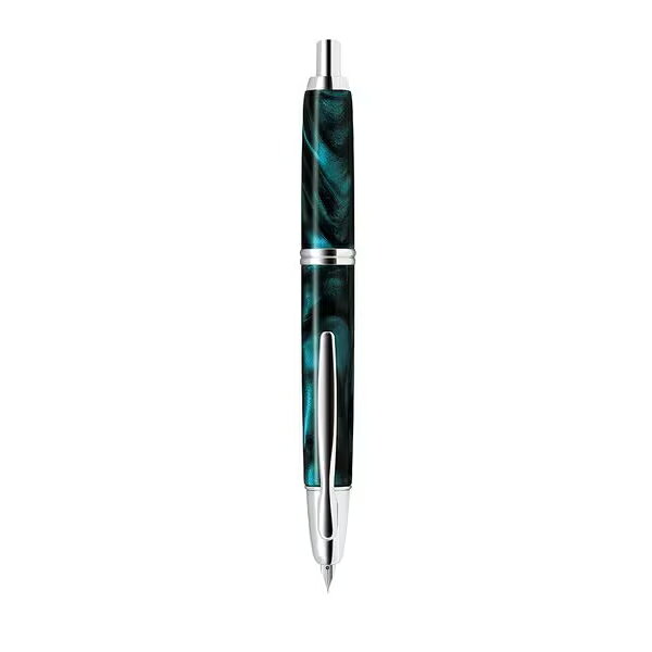 パイロット ノック式万年筆 キャップレスSE ペン種M型(中字) マーブルグリーン FCSE3MR-MAG-M 【北海道・沖縄・離島配送不可】 fujix-12138214 フジックス パッケージ画像
