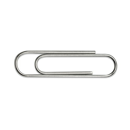 （まとめ買い）プラス ゼムクリップ 大 No.1 箱 500個入 CP-304 〔×10〕 【北海道・沖縄・離島配送不可】