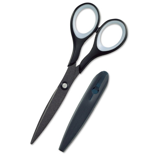 【メール便発送】プラス はさみ フィットカット スリムスタイル ブラック SC-160SF