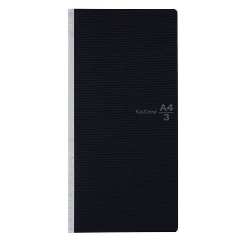 A4 Size - （まとめ買い）プラス ノート カ.クリエ A4×1/3 方眼罫 5mm くろ NO-604GC 〔5冊セット〕 【北海道・沖縄・離島配送不可】