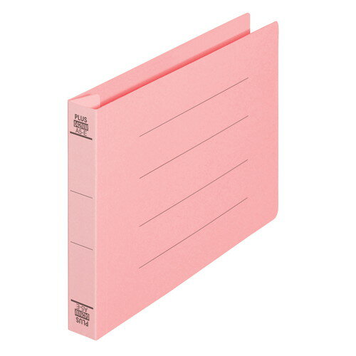 収容枚数300枚のフラットファイルです。●フラットファイル●ヨコ型●背ワイドタイプ●規格:A5-E●収容数:300枚●外形寸法:縦158×横225mm×背幅28mm●色:ピンク●材質:表紙=ファイルカード紙、とじ具=ポリプロピレン●穴数:2穴●穴間隔:80mm