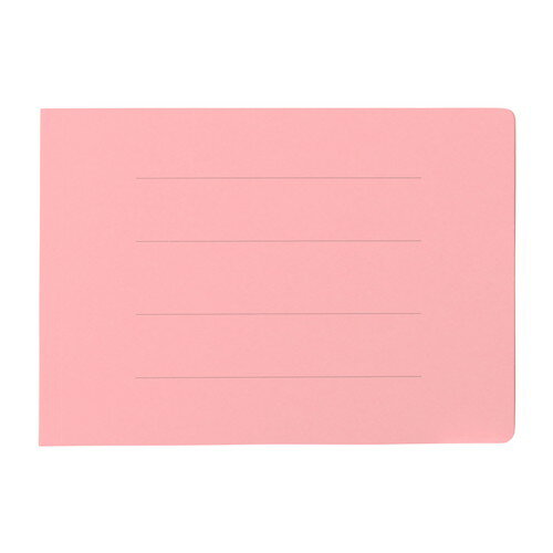 （まとめ買い）プラス フラットファイル 厚とじ ノンステッチ A5横 300枚とじ ピンク No.042NW PK 〔10冊セット〕 【北海道・沖縄・離島配送不可】