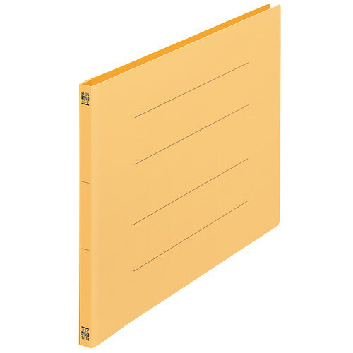 Rakuten - （まとめ買い）プラス PPフラットファイル A3横 イエロー No.102P 〔5冊セット〕 【北海道・沖縄・離島配送不可】