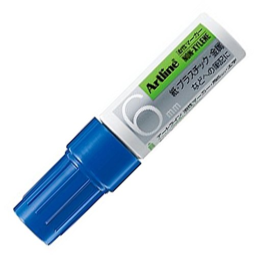 シャチハタ油性マーカー角6(青)K-50 〔まとめ買い10個セット〕 31-538【北海道・沖縄・離島配送不可】