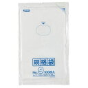 規格袋 9号100枚入03LLD透明 K09 〔まとめ買い(80袋×5ケース)合計400袋セット〕 38-454【代引不可】【北海道・沖縄・離島配送不可】