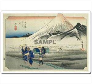 【メール便発送】浮世絵マウスパッド 1005 歌川広重 原 Japan Ukiyoe MousePad【代引不可】