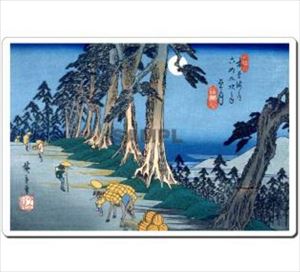 【メール便発送】浮世絵マウスパッド 1016 歌川広重 望月 Japan Ukiyoe MousePad【代引不可】