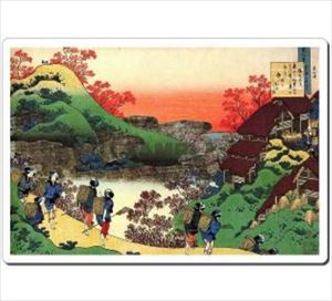 【メール便発送】浮世絵マウスパッド 4002 葛飾北斎 猿丸大夫 Japan Ukiyoe MousePad【代引不可】