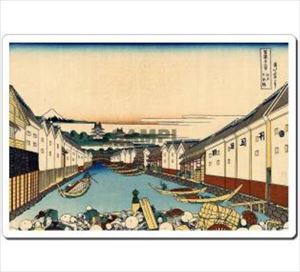 【メール便発送】浮世絵マウスパッド 4004 葛飾北斎 江戸日本橋 Japan Ukiyoe MousePad【代引不可】