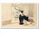 【メール便発送】浮世絵マウスパッド 11004 水野年方 今様美人 十二 雪見 Japan Ukiyoe MousePad【代引不可】(2)