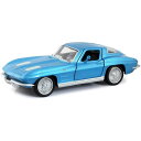 ジョーゼン ミニカー キャストワールド シボレーコルベット スティングレー(C2) JDC5036-BL 3歳以上 【北海道・沖縄・離島配送不可】