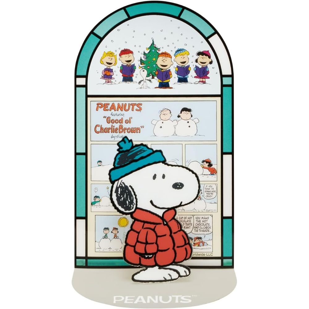 【メール便発送】カワダ クミテラ ピーナッツ(Winter) 7.5×13×6cm 8才以上 KT-032 立体ペーパークラフト