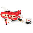 BRIO(ブリオ) ブリオワールド カーゴヘリコプター 全8ピース ヘリコプター 木製 おもちゃ 33886 3歳以上 【北海道・沖縄・離島配送不可】
