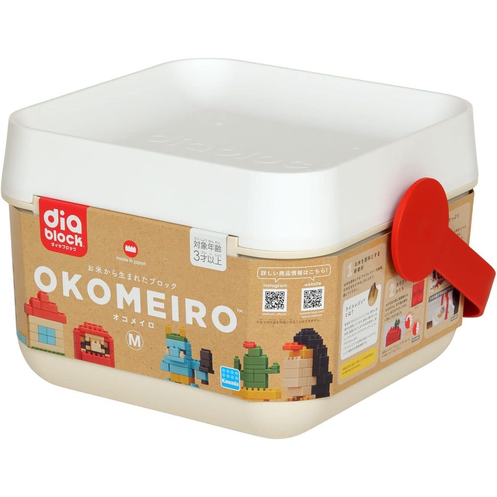 カワダ ダイヤブロック OKOMEIRO(オコメイロ) M ND-02 3歳以上 【北海道・沖縄・離島配送不可】