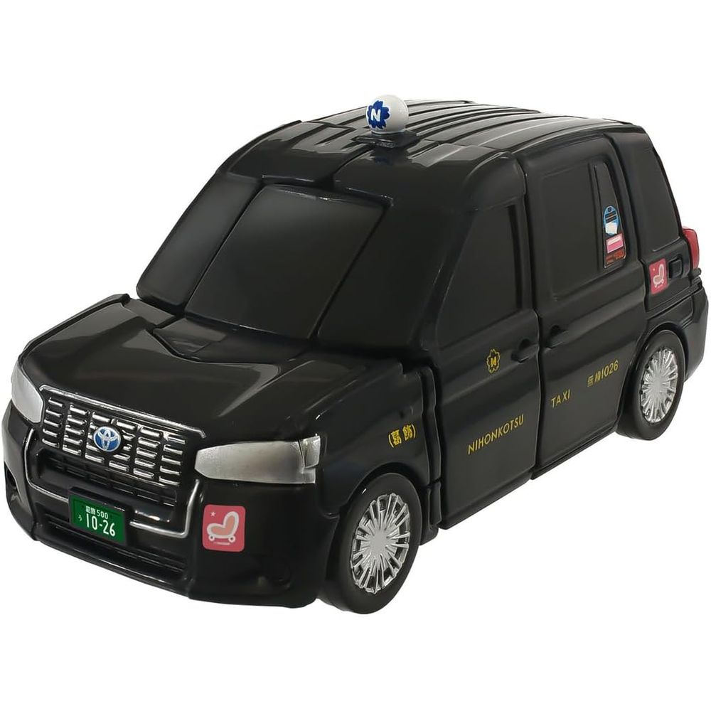 フジックスのタカラトミー トミカ ジョブレイバー TJB09 ドライブレイバー 日本交通 トヨタ ジャパンタクシー ミニカー おもちゃ 3歳以上 【北海道・沖縄・離島配送不可】｜アングル3