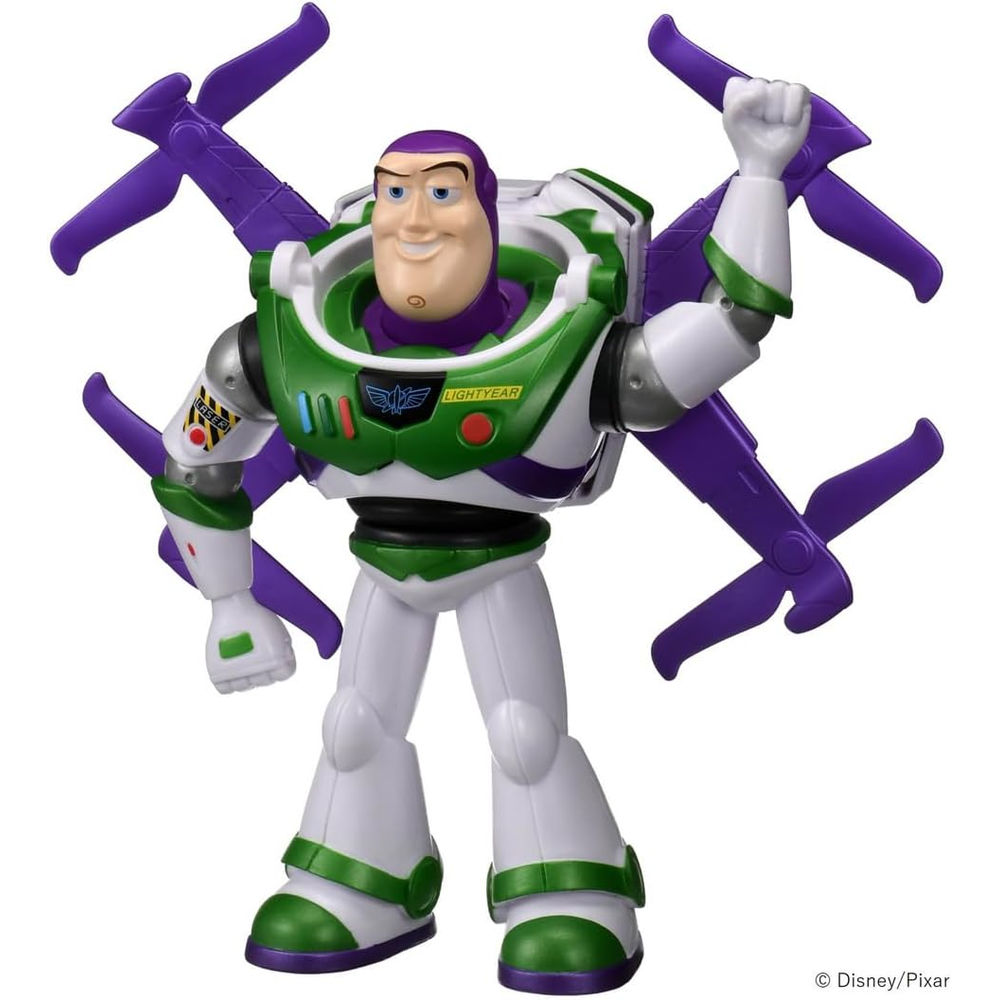 Takara Tomy Disney Toy Story 5 Talking Friends High-Tech Edition Figura de Buzz Lightyear para niños de 3 años en adelante [No se puede enviar a Hokkaido, Okinawa o islas remotas] — vista 2