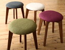 1Kでも置ける 横幅68cm コンパクトダイニングシリーズ 〔idea〕イデア スツール単品 〔脚部〕ブラウン 〔座面色〕グリーン 【北海道・沖縄・離島配送不可】