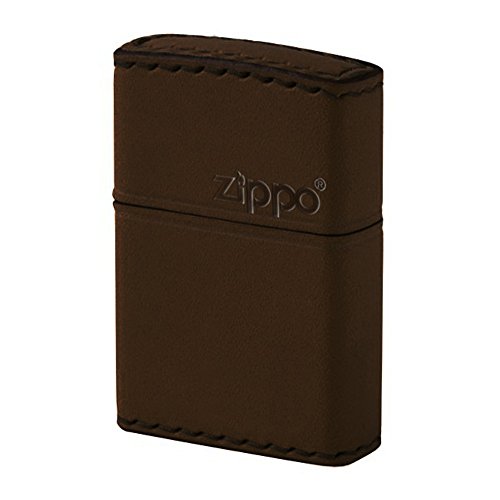 Zippo(ジッポ) オイルライター 本牛革 ブラウン DB-5【北海道・沖縄・離島配送不可】