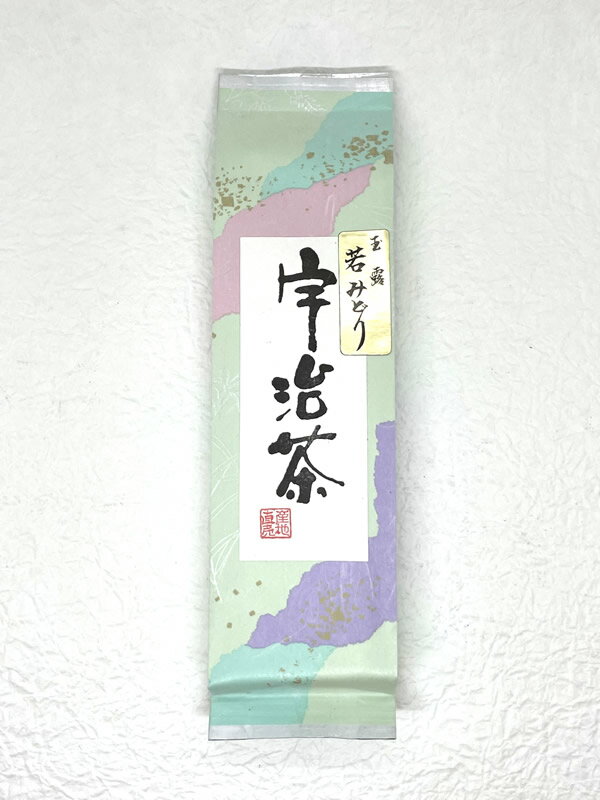 宇治茶 【あす楽】 「宇治玉露 若みどり」 玉露 100g 品評会 宇治茶専門店ふじや茶舗 特上 高級 高品質 宇治茶 茶葉 緑茶 お茶 日本茶 京都 老舗 贈り物 ギフト 茶カテキン プレゼント 御祝 御礼 内祝 母の日 父の日 敬老の日 お中元 お歳暮 無添加 お取り寄せ 海外配送