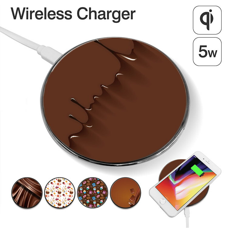 ワイヤレス スマホ 充電器 ワイヤレス充電器 ガラス スマホ充電器 モバイル充電器 スマートフォン充電器 ( iphone iphone8 iphoneX iphone8Plus アイフォン Galaxy S8 S7Edge ギャラクシー ) Qi Qi充電 Qi充電器 かわいい スマホケース デザイン手帳 【グローバル】