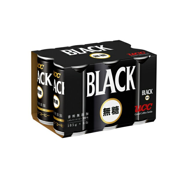 BLACK無糖　缶　CRP　6P 185g×6P（5パック） (KT)
