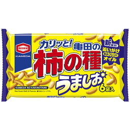 亀田製菓　亀田の柿の種うましお6袋詰 164g×12個入り(1ケース)（YB）