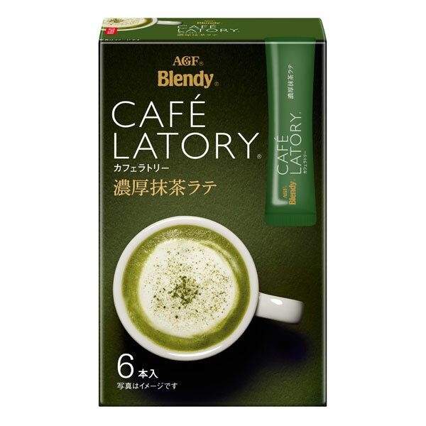 ブレンディカフェラトリー 濃厚抹茶ラテ　1箱6本入り　24箱セット(1ケース)(KT) 1