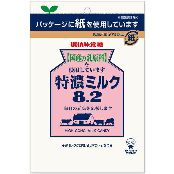 UHA味覚糖 特濃ミルク8.2 85g×72袋入り (1ケース) (YB)