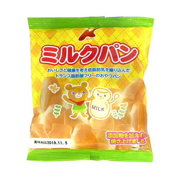 カネ増製菓 低脂肪乳ミルクパン 75g×16袋(1ケース)(YB)