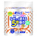ペンギン 芯なし超ロング パルプ トイレットペーパー ダブル 125m 4ロール×8個セット(3)