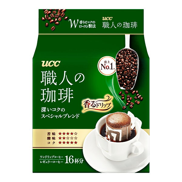 UCC　職人の珈琲ワンドリップコーヒー深いコクのスペシャルブレンド 7g×16P×6個入り(1ケース)（KT）