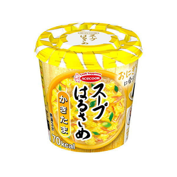 エースコック　スープはるさめ かきたま 6個入り×3箱　(計18個)(KT) 1