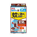 【医薬部外品】アース虫よけネットEX 蚊に効く吊るだけプレート 玄関カラー 9ヵ月用