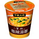 無料 明星 中華三昧タテ型 榮林 酸辣湯麺 64g×12個